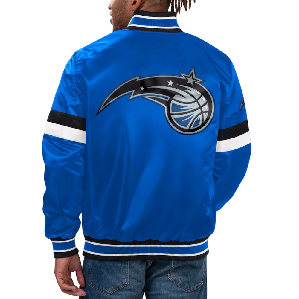 Orlando Magic Home Game Blue Varsity Jacket 1