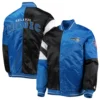 Orlando Magic Leader Varsity Black and Blue Jacket 3