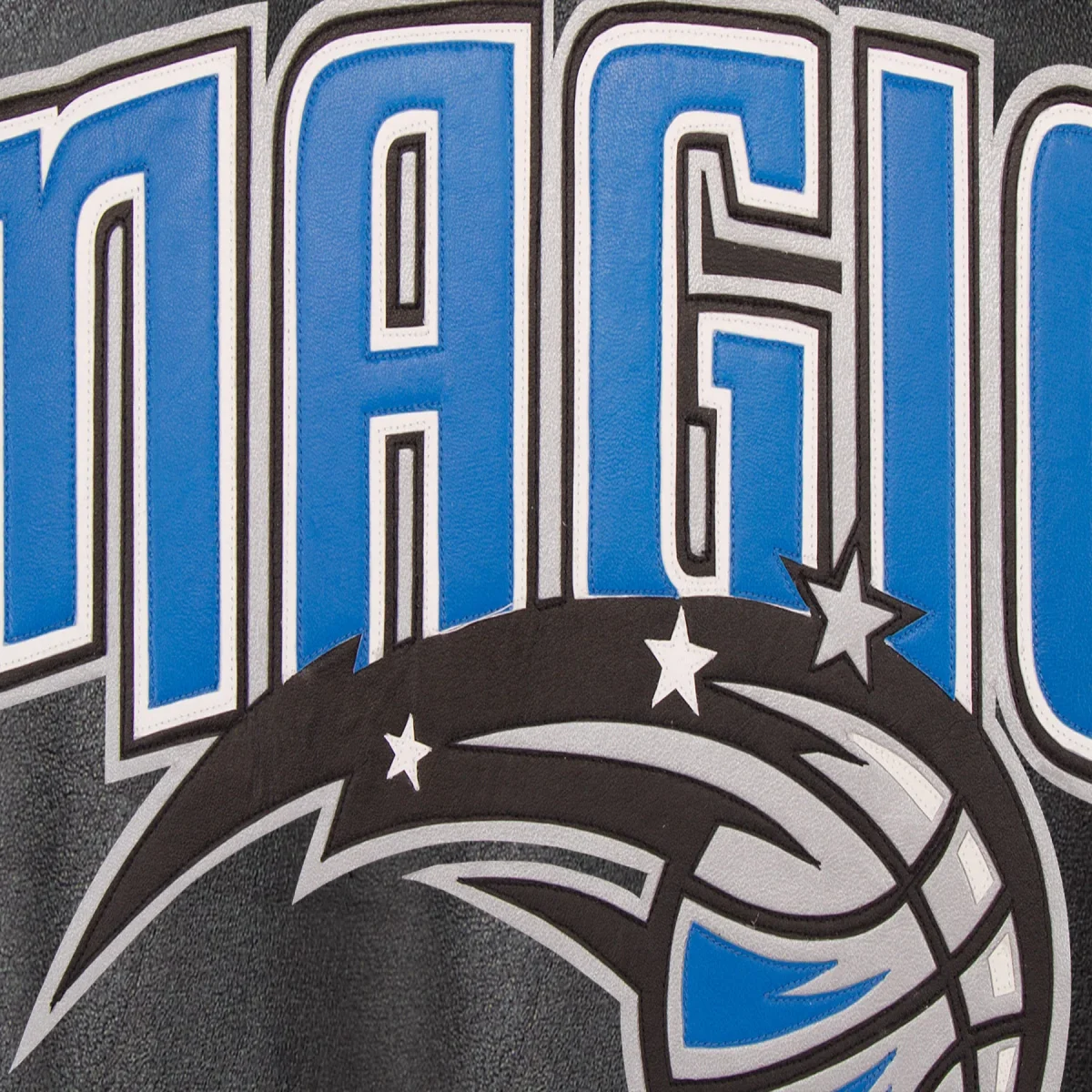 Orlando Magic Real Black Varsity Jacket 3