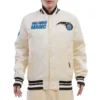 Orlando Magic Retro Classic Varsity Cream Jacket
