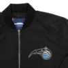 Orlando Magic Team Logo Black Varsity Jacket 2