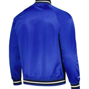 Orlando Magic Throwback Wordmark Royal Blue Varsity Jacket 1