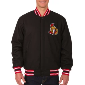 Ottawa Senators One Color Wool Jacket