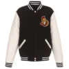 Ottawa Senators Two Tone Fleece Varsity Jacket