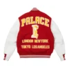 Palace Greek Red and White Varsity Jacket 1