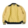 Palace The Arena Satin Gold Varsity Jacket 2