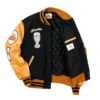 Palace x Stella Artois Stadium Gold and Black Varsity Jacket 2