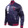 Philadelphia 76ers City Edition Purple Varsity Jacket