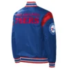 Philadelphia 76ers Force Play Royal Blue Varsity Jacket 1
