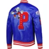Philadelphia 76ers Mashup Blue Varsity Jacket 1