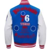 Philadelphia 76ers Old English Wool Varsity Jacket 1