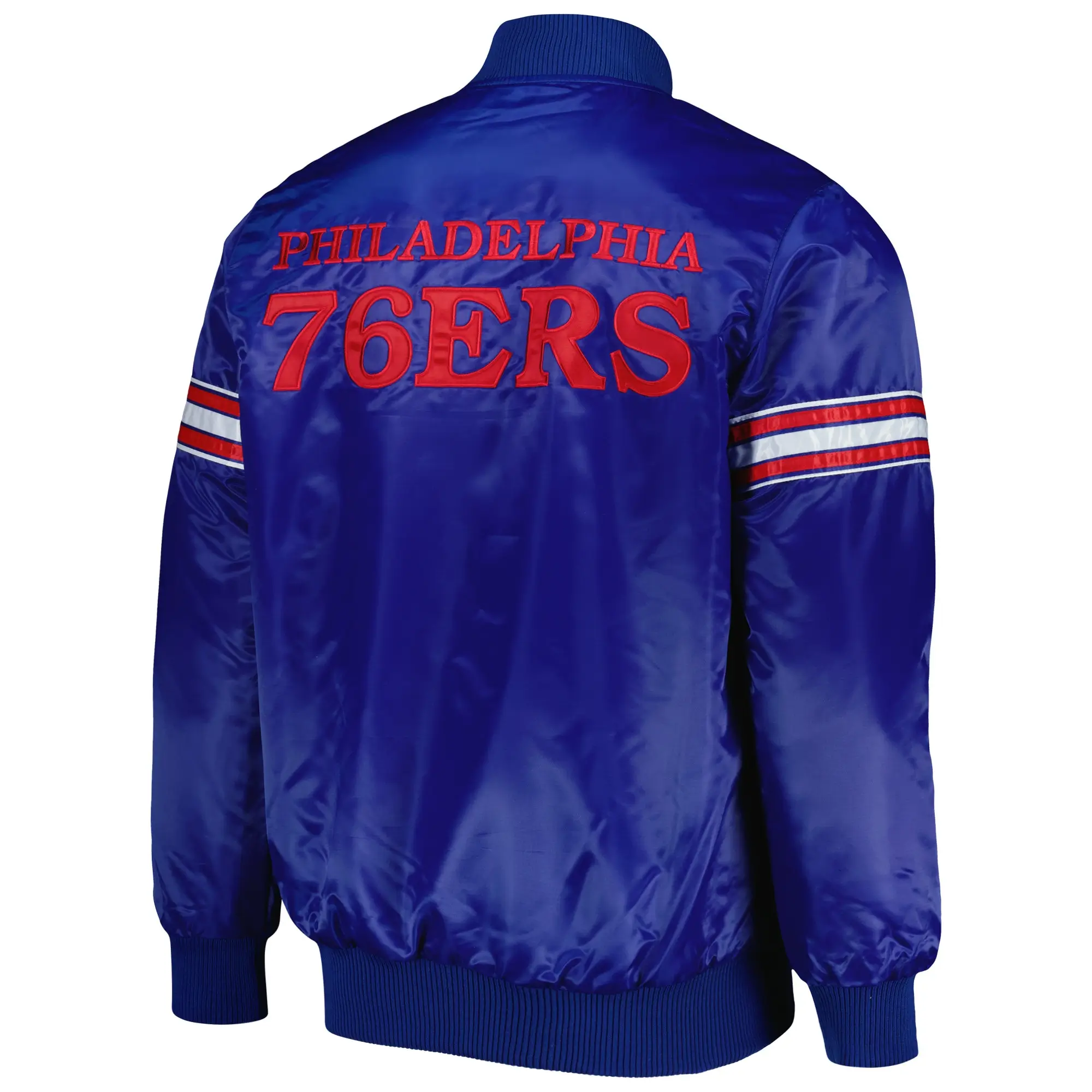 Philadelphia 76ers Pick & Roll Varsity Royal Blue Jacket 1