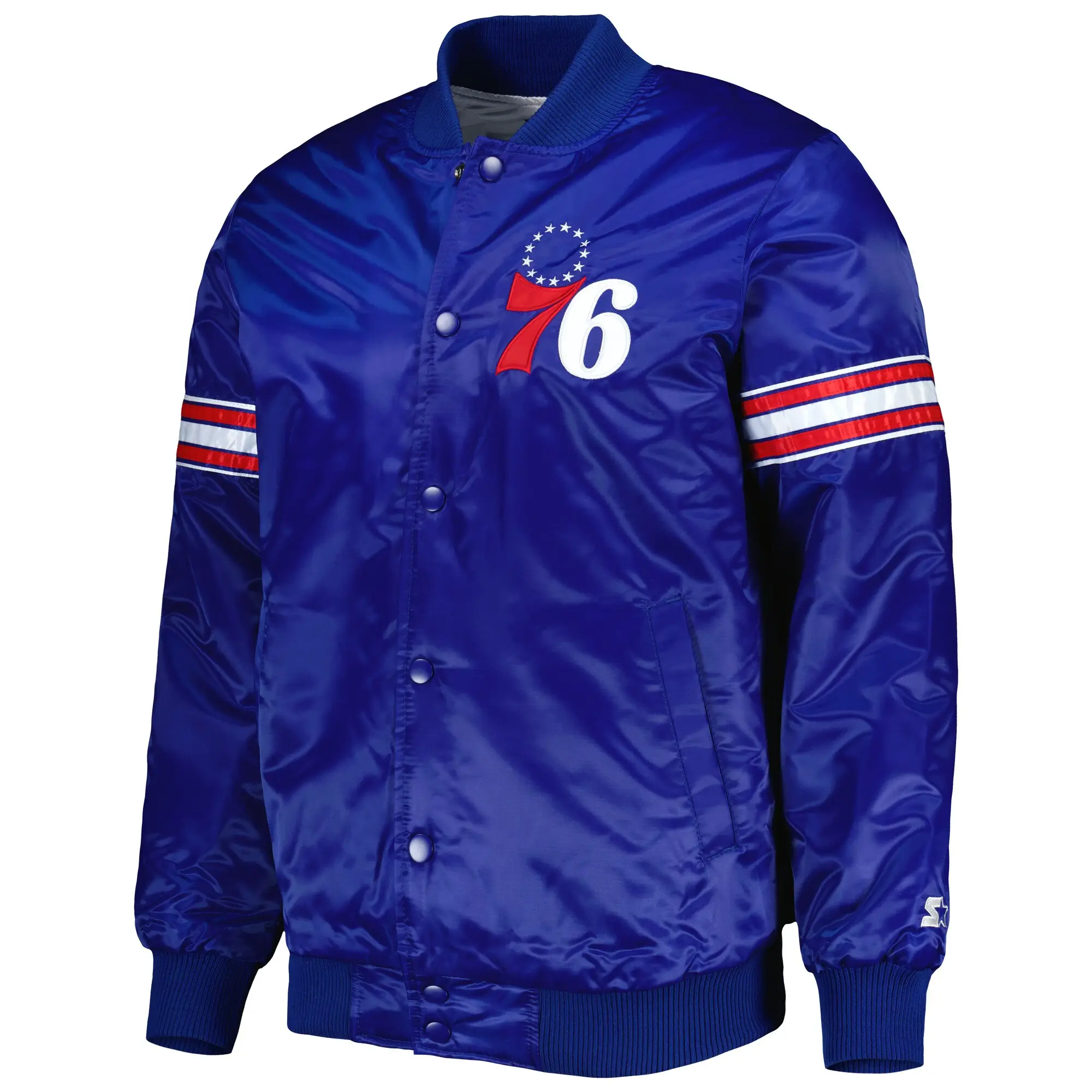Philadelphia 76ers Pick & Roll Varsity Royal Blue Jacket