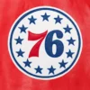 Philadelphia 76ers Real Red Varsity Jacket 2