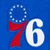 Philadelphia 76ers Script Tail Blue Wool Varsity Jacket 4