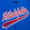 Philadelphia 76ers Script Tail Blue Wool Varsity Jacket 5
