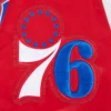 Philadelphia 76ers Script Tail Red Varsity Jacket 5