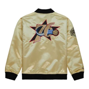 Philadelphia 76ers Team OG 2.0 Varsity Golden Jacket 1