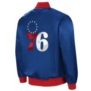 Philadelphia 76ers The Ambassador Varsity Blue Jacket 1