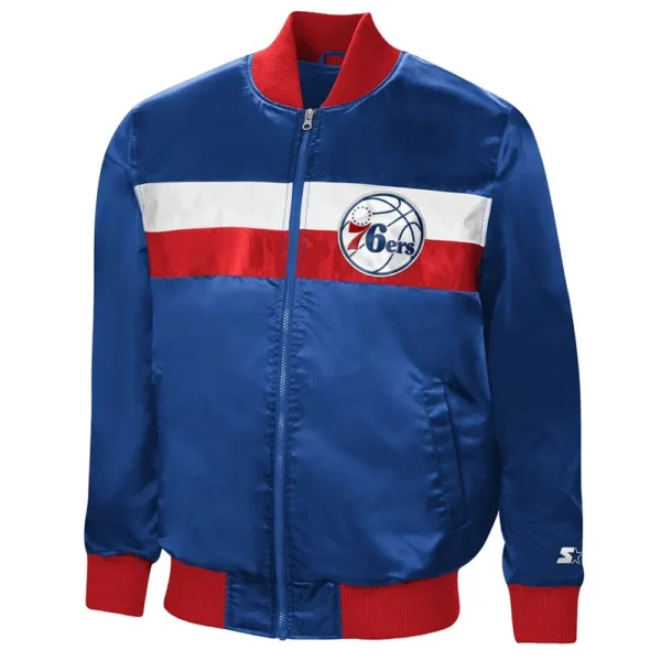 Philadelphia 76ers The Ambassador Varsity Blue Jacket