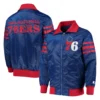 Philadelphia 76ers The Captain II Varsity Blue Jacket 2