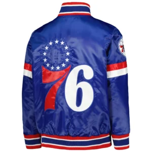 Philadelphia 76ers Youth Home Game Jacket 1