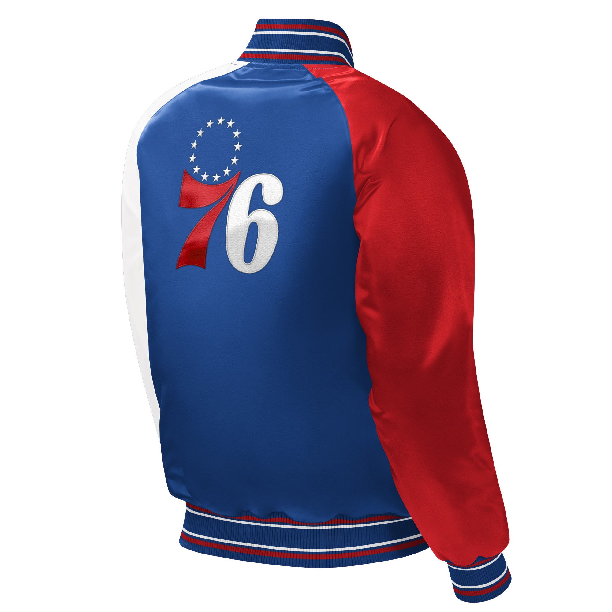 Philadelphia 76ers Youth Raglan Varsity Jacket 1