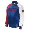 Philadelphia 76ers Youth Raglan Varsity Jacket