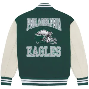 Philadelphia Eagles OVO Wool & Leather Varsity Jacket 1