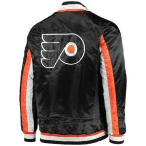 Philadelphia Flyers The Ace Black Satin Jacket 1