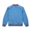 Philadelphia Phillies Lightweight Satin Full-Snap Full-Snap Satin Varsity Jacket – Blue 1