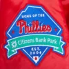 Philadelphia Phillies Mashup Full-Snap Satin Varsity Red Jacket