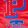 Philadelphia Phillies Mashup Full-Snap Varsity Red Jacket For Men's