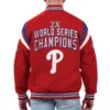 Philadelphia Phillies Quick Full-Snap Varsity Jacket 1