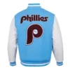 Philadelphia Phillies Retro Classic Blue & White Varsity Jacket 3