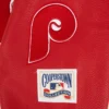 Philadelphia Phillies Retro Classic Women’s CreamRed Wool & Leather Varsity Jacket 5