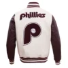 Philadelphia Phillies Retro Classic Wool & Leather Varsity Jacket 3