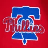 Philadelphia Phillies Script Tail RedWhite Wool & Leather Varsity Jacket 5