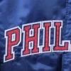 Philadelphia Phillies The Ace Satin Varsity Blue Jacket 2