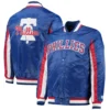 Philadelphia Phillies The Ace Satin Varsity Blue Jacket 3
