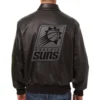 Phoenix Suns Bomber Shirt Collar Varsity Jacket 1
