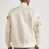 Phoenix Suns Bomber Varsity Cream Jacket 1