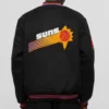 Phoenix Suns Hardwood Classics Black Varsity Jacket 1
