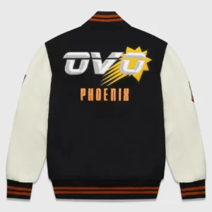 Phoenix Suns OVO Wool Black Varsity Jacket 1