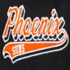 Phoenix Suns Script Tail Women’s Black Wool & Leather Varsity Jacket 5