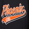 Phoenix Suns Script Tail Wool & Leather Varsity Jacket Black and White 5