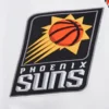 Phoenix Suns Script Tail Wool & Leather Varsity Jacket Black and White 6