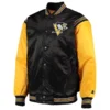 Pittsburgh Penguins Enforcer Black Varsity Jacket