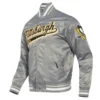 Pittsburgh Penguins Grey Varsity Jacket 2
