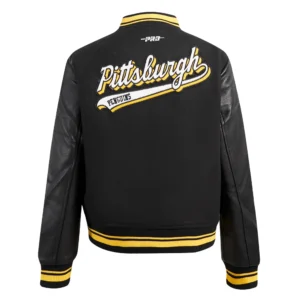 Pittsburgh Penguins Women’s Wool Varsity Jacket 1